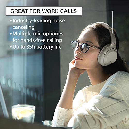 Sony Noise Cancelling Headphones WH1000XM3: Wireless Bluetooth Over the Ear Headset with Mic for phone-call and Alexa voice control - Industry Leading Active Noise Cancellation – Black