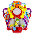 Toysery Baby Activity Center – Toddler Kids Educational Learning Cube with Lights and Music – Skill Development 15 in 1 Functions with Play Time Fun Games for 1 Year Old Toddlers Boys and Girls