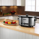Slow Cooker with Standard Lid - 6-Qt. Stainless Steel