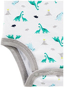 Simple Joys by Carter's Baby Boys 6-Pack Short-Sleeve Bodysuit, Navy/Turquoise, 0-3 Months