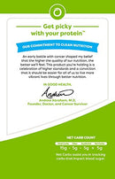 Orgain Organic Plant Based Protein Powder, Vanilla Bean - Vegan, Low Net Carbs, Non Dairy, Gluten Free, Lactose Free, No Sugar Added, Soy Free, Kosher, Non-GMO, 2.03 Pound (Packaging May Vary)