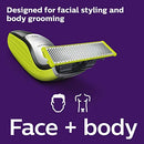 Philips Norelco OneBlade Face + Body, Hybrid Electric Trimmer and Shaver, QP2630/70