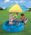 Step2 Play & Shade Pool | Kids Outdoor Pool with Umbrella & Water Toy Accessories