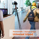 GEEKOTO Camera Tripod, Tripod for Canon Nikon Sony DSLR Camera, 75 inches Aluminum Alloy Tripod with 360 Degree Ball Head and Rotatable Center Column, Professional Horizontal Tripod for Travel & Work