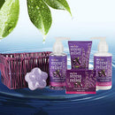 Draizee Home Spa Gift Set Luxurious 5 Piece Home Relaxation Lavender and Grape Fragrance Gift Basket for Women, Girlfriend -
