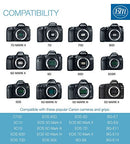 LP-E6N Replacement Battery 2-Pack & Dual Battery Charger for Canon EOS R, EOS R5, EOS 90D, EOS 60D, EOS 70D, EOS 80D, EOS 5D II, 5D III, 5D IV, EOS 6D, EOS 6D II, EOS 7D, EOS 7D II, XC10, XC15 Cameras