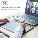 Graphics Drawing Tablet M708 UGEE 10 x 6 inch Large Active Area Drawing Tablet with 8 Hot Keys, 8192 Levels Pen, UGEE M708 Graphic Tablets for Paint, Digital Art Creation Sketch …