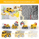 iHaHa 236PCS Construction Tracks Car for Kids Boys Toys, 6PCS Construction Car and Flexible Track Playset Create A Engineering World Road Race for 3 4 5 6 Year & Up Old Boys Girls Best Gift