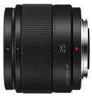 Panasonic LUMIX G Lens, 25mm, F1.7 ASPH, Mirrorless Micro Four Thirds, H-H025K (USA Black)