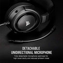 Corsair HS35 - Stereo Gaming Headset - Memory Foam Earcups - Discord Certified - Works with PC, Mac, Xbox Series X, Xbox Series S, Xbox One, PS5, PS4, Nintendo Switch, iOS and Android - Carbon