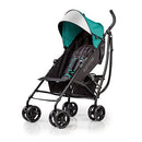 Summer 3Dlite Convenience Stroller, Teal – Lightweight Stroller with Aluminum Frame, Large Seat Area, 4 Position Recline, Extra Large Storage Basket – Infant Stroller for Travel and More