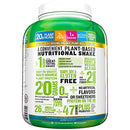 Batido de proteína orgánica + botella mezcladora (sin OMG, sin gluten, apto para veganos), vainilla francesa, 4 libras