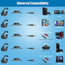 Auriculares para juegos profesionales de 3,5 mm