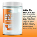 MuscleTech Iso Whey Clear Hydrolyzed Protein Drink Mix Powder, Ultra-Pure Isolate, Light and Refreshing, Keto Friendly, Orange Dreamsicle, 22 Grams Protein, 1.1 Pounds (19 Servings)