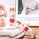 Bath Gift Sets for Women- Luxury 11pcs Spa Gift Baskets with Cherry Blossom Scent Shower Gel, Body Lotion, Reed Diffuser in Pink Tote Bag, Great Women Gift Idea for Valentine's Day Birthday Christmas