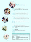 JTD Smart Wireless IP WiFi DVR Security Surveillance Camera with Motion Detector Two-Way Audio & Night Vision Best Security Camera Baby Monitor for Your Baby,Home, Pet or Business (Baby Pink)