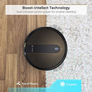 Coredy R750 Robot Vacuum Cleaner, Compatible with Alexa, Mopping System, Boost Intellect, Virtual Boundary Supported, 2000Pa Suction, Super-Thin, Upgraded Robotic Vacuums, Cleans Hard Floor to Carpet