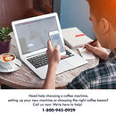 Máquina de espresso automática con sistema de capuchino manual