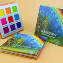 Highly Pigmented Eyeshadow Palette,YMH BEAUTE 9 Colors Bright Eye Makeup Palette Matte Eye Shadow Palettes Long Lasting Waterproof Colorful Cruelty-free Vegan Cosmetics, Rainbow