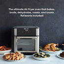 Instant Vortex Plus 7-in-1 Air Fryer, Toaster Oven, and Rotisserie Oven, 10 Quart, 7 Programs, Air Fry, Rotisserie, Roast, Broil, Bake, Reheat, and Dehydrate