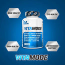 Evlution Nutrition VitaMode - Multivitamina de alto rendimiento para hombre, vitaminas y minerales de espectro completo, salud inmune, vitamina C & D, zinc, antioxidantes, piel, cabello, hueso, salud de los ojos, 1