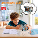 Lucky Doug Solar Robot Kit 12-in-1 Science STEM Robot Kit Toys for Kids Aged 8-12 and Order, Science Experiment Set Gift for Boys Girls Students Teens, Educational DIY Assembly Kit with Solar Powered