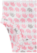 Simple Joys by Carter's Baby Girls 6-Pack Short-Sleeve Bodysuit, Pink/Yellow, Newborn