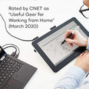 Wacom DTC133W0A One Digital Drawing Tablet with Screen, 13.3 Inch Graphics Display for Art and Animation Beginners