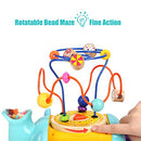 TOP BRIGHT Activity Cube Toys - Baby Toys with Bead Maze for Toddlers 1 2 Year Old Boy and Girl Gifts