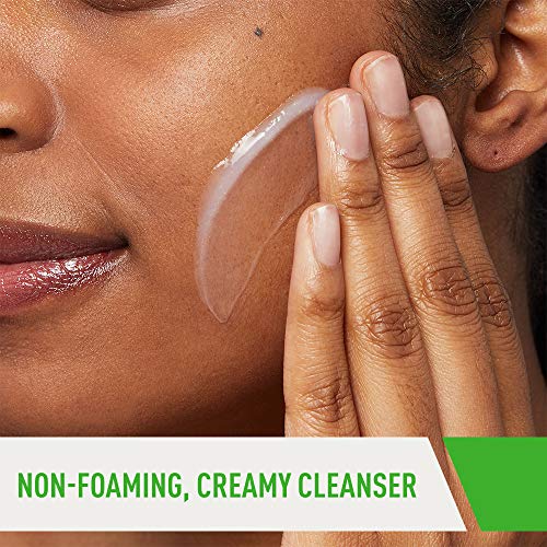 Jabón facial hidratante CeraVe | 16 onzas | Limpiador facial diario para piel seca | Sin perfume