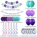 Globos de cumpleaños de sirena Decoraciones Niñas Mujeres