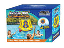 Wave Runner Swoosh 360 Swimming Pool Basketball Hoop Set by WAVERUNNER - (Yellow/Blue)