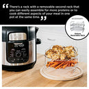 Ninja FD401 Foodi 8-qt. 9-in-1 Deluxe XL Cooker & Air Fryer-Stainless Steel Pressure Cooker, 8-Quart
