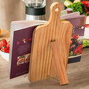 Gifts For Mom Birthday Mother's Day Gifts for Women, Cutting Board Style Wood Recipe Cookbook iPad Tablet Stand Holder