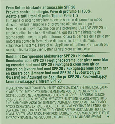Humectante corrector del tono de piel SPF 20 1.7 oz / 50 ml