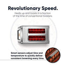 Revolution Cooking R180 High-Speed 2-Slice Stainless Steel Smart Toaster - The Only Toaster with InstaGlo™ Technology