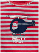 Simple Joys by Carter's Baby Boys 6-Piece Little Character Set, Red/Navy Bear, 0-3 Months