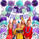 Globos de cumpleaños de sirena Decoraciones Niñas Mujeres