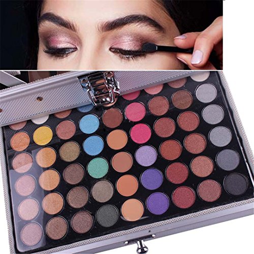 Pure Vie 132 Colors All in one Makeup Gift Set including 94 Highly Pigmented Shimmer and Matte Eyeshadow palette, 12 Concealer, 12 Lip Gloss, 3 Face Powder, 3 Blush, 3 Contour Shade, 5 Eyebrow powder