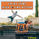 Hoop Shark Swimming Pool Basketball Hoop Set by FLOAT-EEZ - 2020 Edition - Inflatable Hoop with Ball Included - Perfect for Competitive Water Play and Trick Shots - Ultimate Summer Toy (Orange)