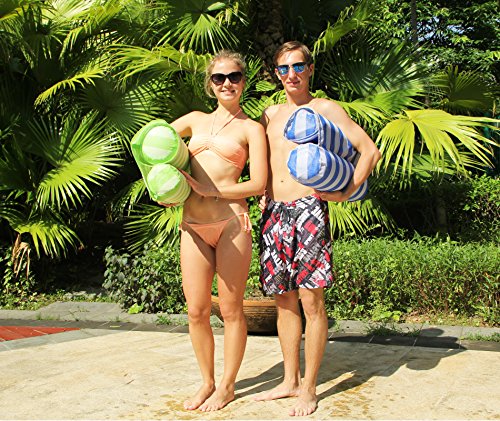 FindUWill 2-Pack Premium Swimming Pool Float Hammock, Multi-Purpose Inflatable Hammock