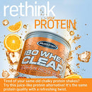 MuscleTech Iso Whey Clear Hydrolyzed Protein Drink Mix Powder, Ultra-Pure Isolate, Light and Refreshing, Keto Friendly, Orange Dreamsicle, 22 Grams Protein, 1.1 Pounds (19 Servings)