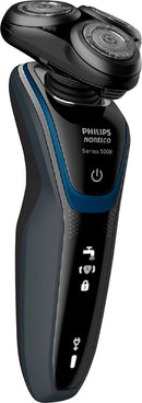 Philips Norelco - 5300 Wet/Dry Electric Shaver - Black/Navy Blue