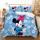 Lovely Soft Adult/kids Minnie Bedding Set Girls Duvet Cover Bed Sheet Cartoon Pattern Full Queen Twin Bed Linen PillowCase Gifts
