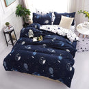 Cartoon Clouds Print Bed Cover Set Kids Girl Duvet Cover Adult Child Bed Sheets And Pillowcases Comforter Bedding Set 61038