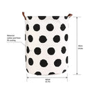 New 1PC Foldable Laundry Basket Large Capacity Laundry Hamper Dirty Clothes Storage Organizer Bucket Homehold Storage Bag