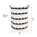 New 1PC Foldable Laundry Basket Large Capacity Laundry Hamper Dirty Clothes Storage Organizer Bucket Homehold Storage Bag