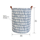 New 1PC Foldable Laundry Basket Large Capacity Laundry Hamper Dirty Clothes Storage Organizer Bucket Homehold Storage Bag