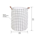 New 1PC Foldable Laundry Basket Large Capacity Laundry Hamper Dirty Clothes Storage Organizer Bucket Homehold Storage Bag