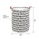 New 1PC Foldable Laundry Basket Large Capacity Laundry Hamper Dirty Clothes Storage Organizer Bucket Homehold Storage Bag